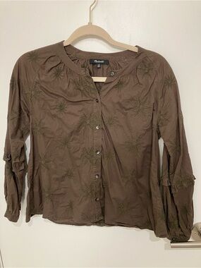 Madewell cotton blouse